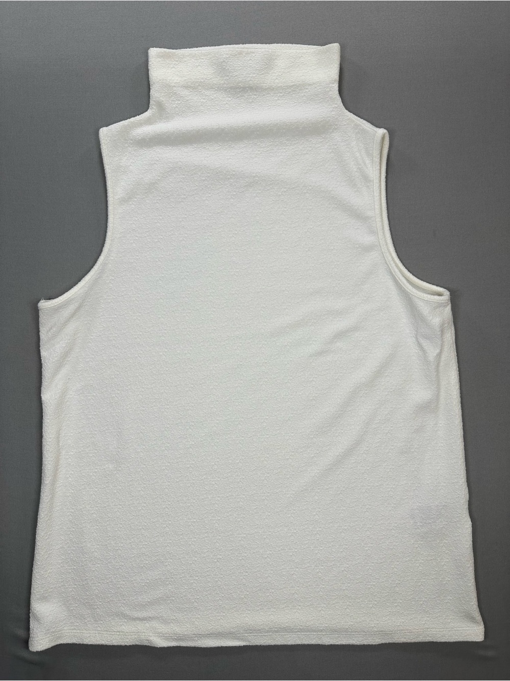 Banana Republic Factory Sleeveless High-Neck Textured Tank Top - Womens Medium